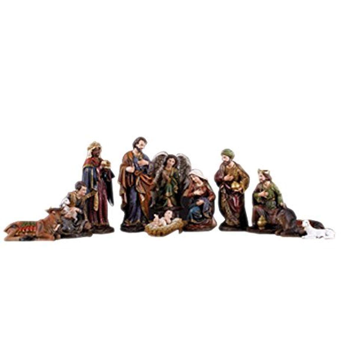 Napco Traditional Nativity Set, Large, Resin