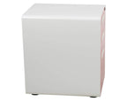 Flash Furniture Wren Ergonomic 3-Drawer Mobile Locking Filing Cabinet With Anti-Tilt Mechanism & Letter/Legal Drawer, White With Red Faceplate