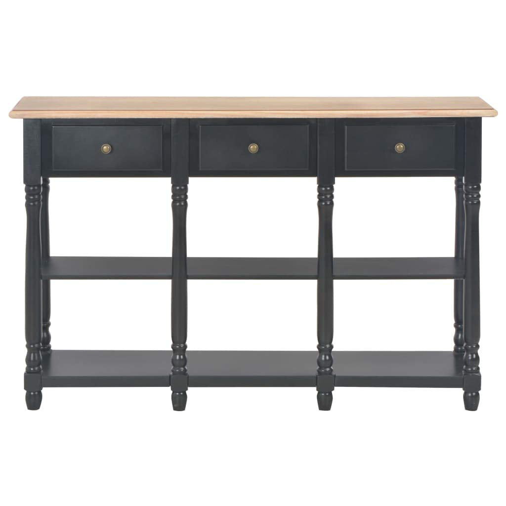Vidaxl Console Table With 3 Drawers - Thumbnail 2