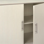 Safco Mayline MSCTSS Medina 2-Door Storage Cabinet, 36"W, Textured Sea Salt Laminate