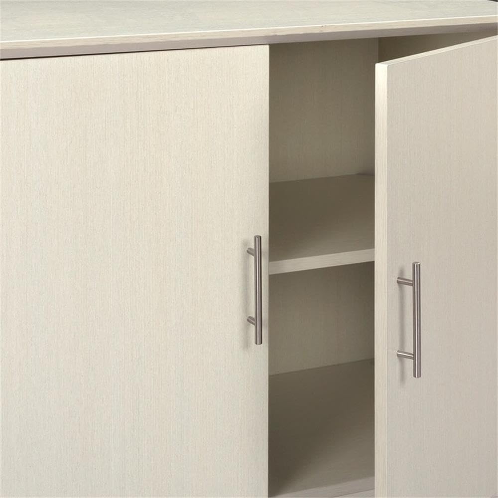 Safco Mayline MSCTSS Medina 2-Door Storage Cabinet, 36"W, Textured Sea Salt Laminate
