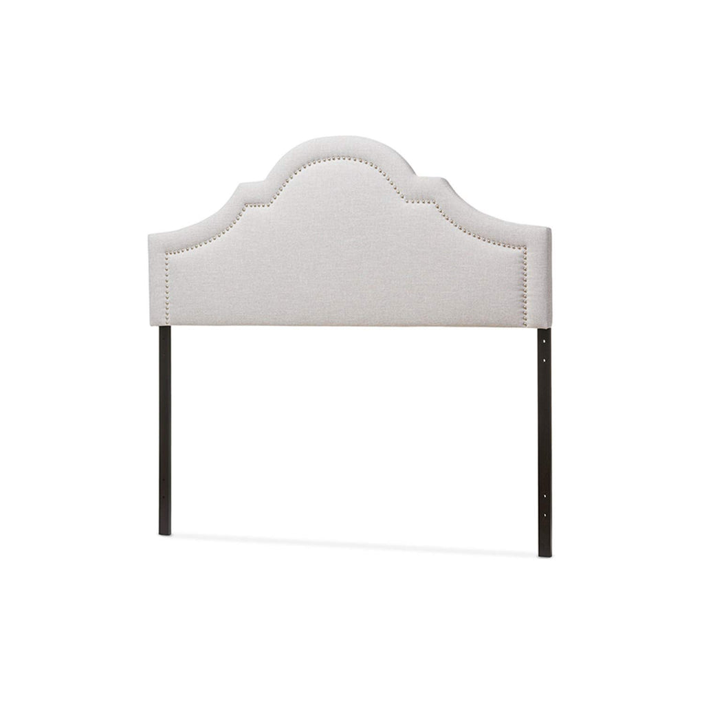 Baxton Studio Ritta Modern and Contemporary Upholstered Headboard Beige/Queen