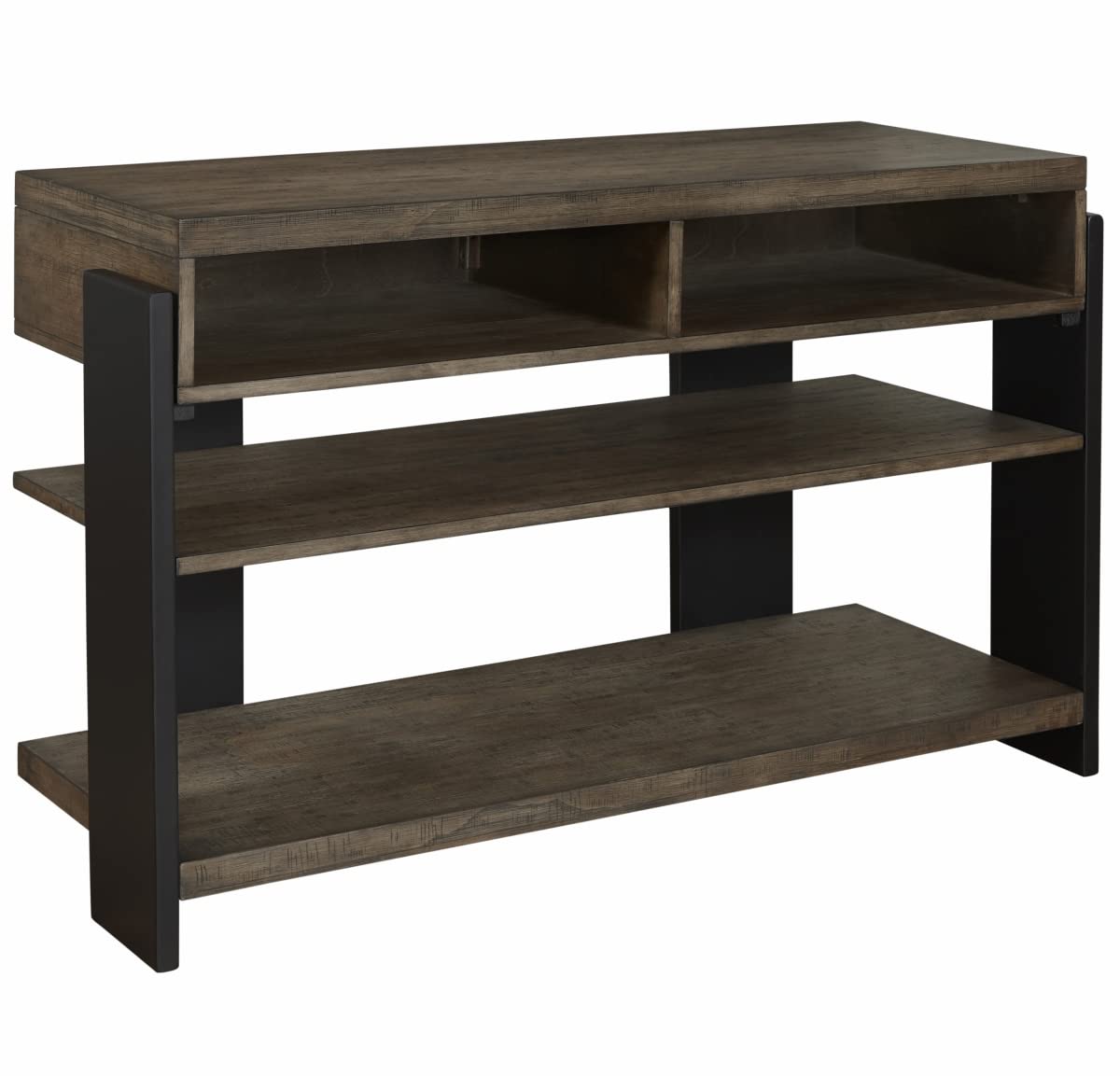 Progressive Furniture Winter Park Sofa/Console Table, Clay/Black