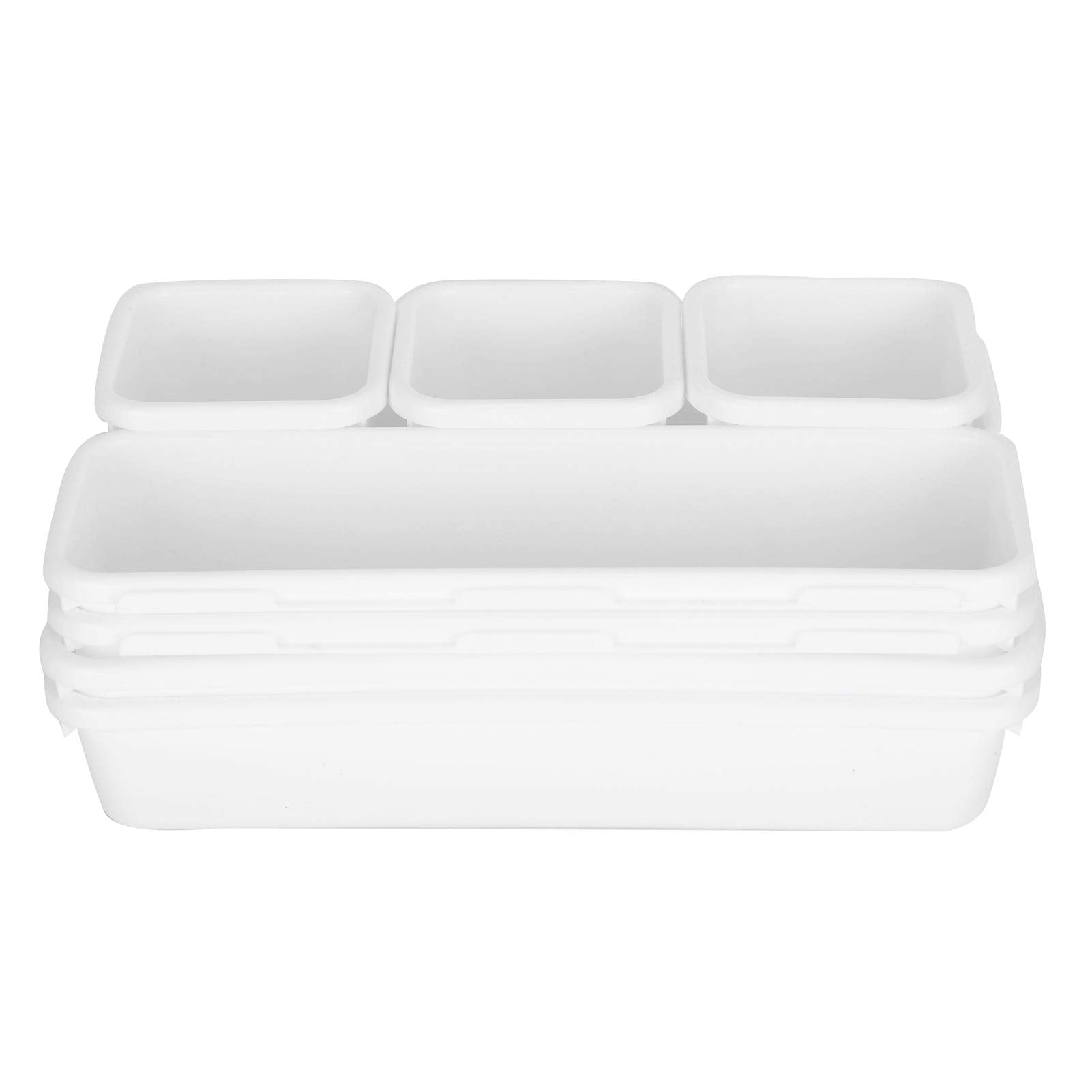 Grooved Drawer Dividers, Elegant Design Practical Saving Large Storage Space Drawer Organizer, For Bedroom Bathroom Kitchen Work