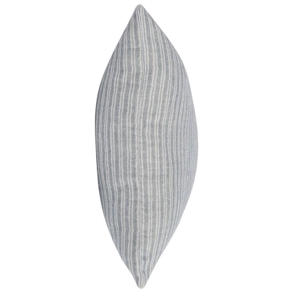 Kosas Home Camille 16X36 Rectangular Cotton And Linen Throw Pillow In Ash Blue