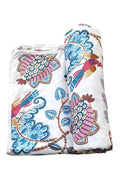 Elegance Pure Cotton Reversible Single Bed Blanket/Ac Dohar/Duvet/Comforter (Multicolor, Design 8)