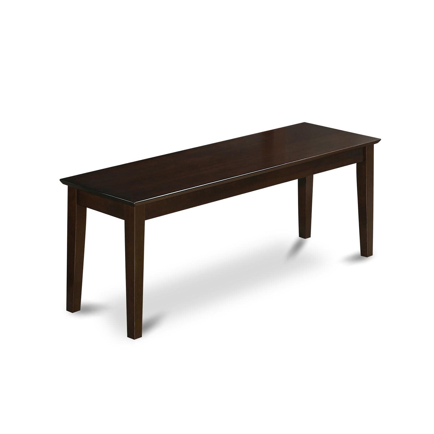 East West Furniture CAB-Cap-W Kitchen Bench
