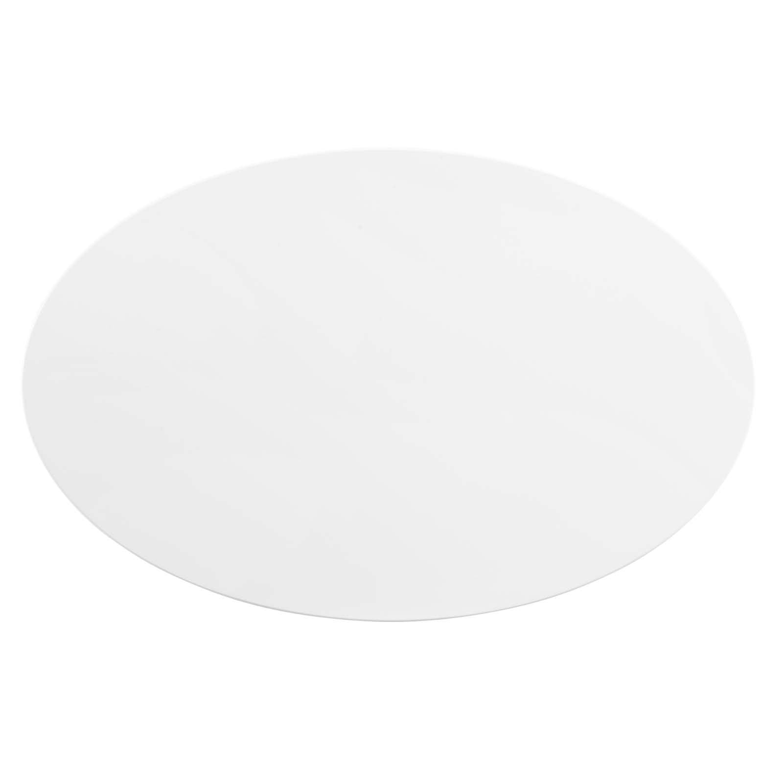 Modway Tupelo Oval 42&quot; Dining Table in Gold White