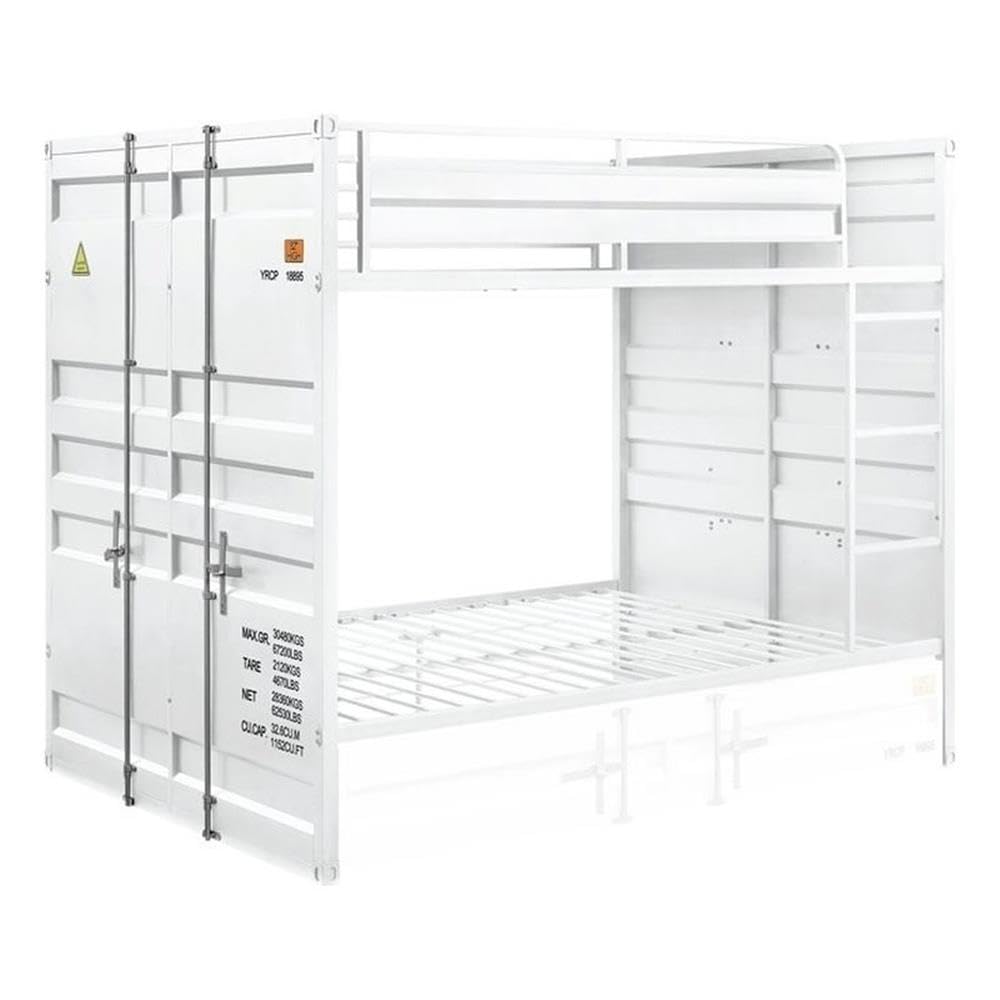 Acme Cargo Full Over Full Bunk Bed In White