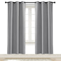 NICETOWN Blackout Curtain Blind for Bedroom Thermal Insulated Grommet Blackout Room Darkening Drape/Drapery (Single Panel, W42 x