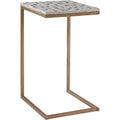 Priscille Capiz Fish Mosaic Accent C Table