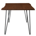 Modway Ardor 60&Quot; Live Edge Acacia Wood Rectangular Dining Table In Black Walnut