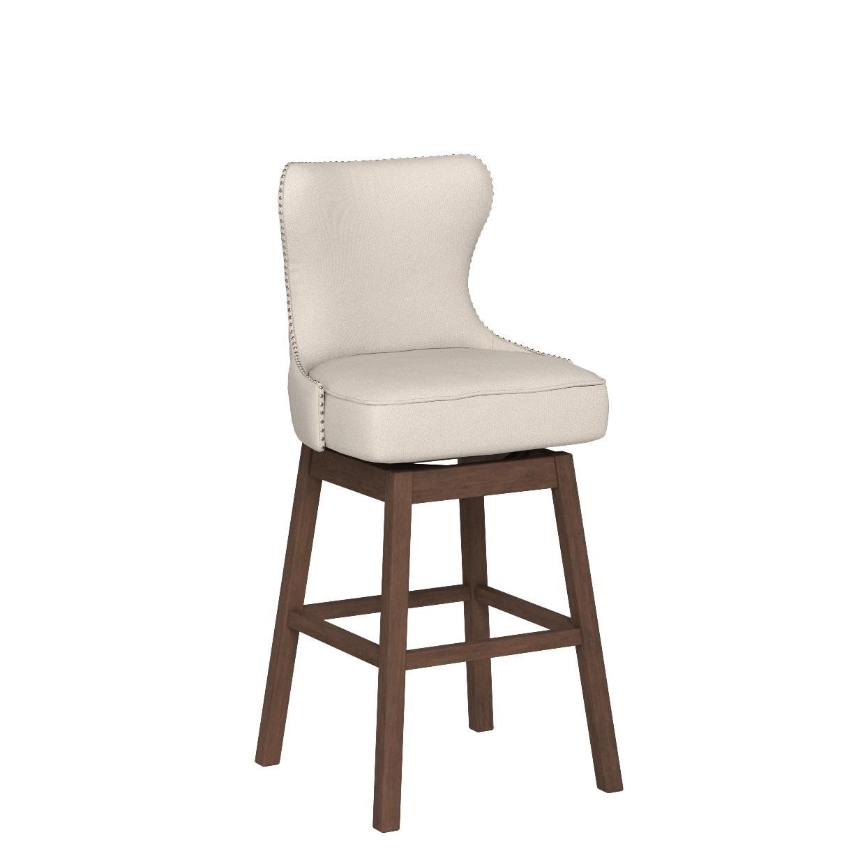 Gradisca Swivel Barstool in Light Beige (only 1 chair )
