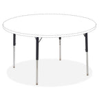 Lorell Standard Metal Activity Table Height Adjustable Leg Kit, Black