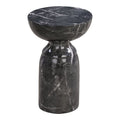 Tov Furniture Rue Marble Side Table (Black)
