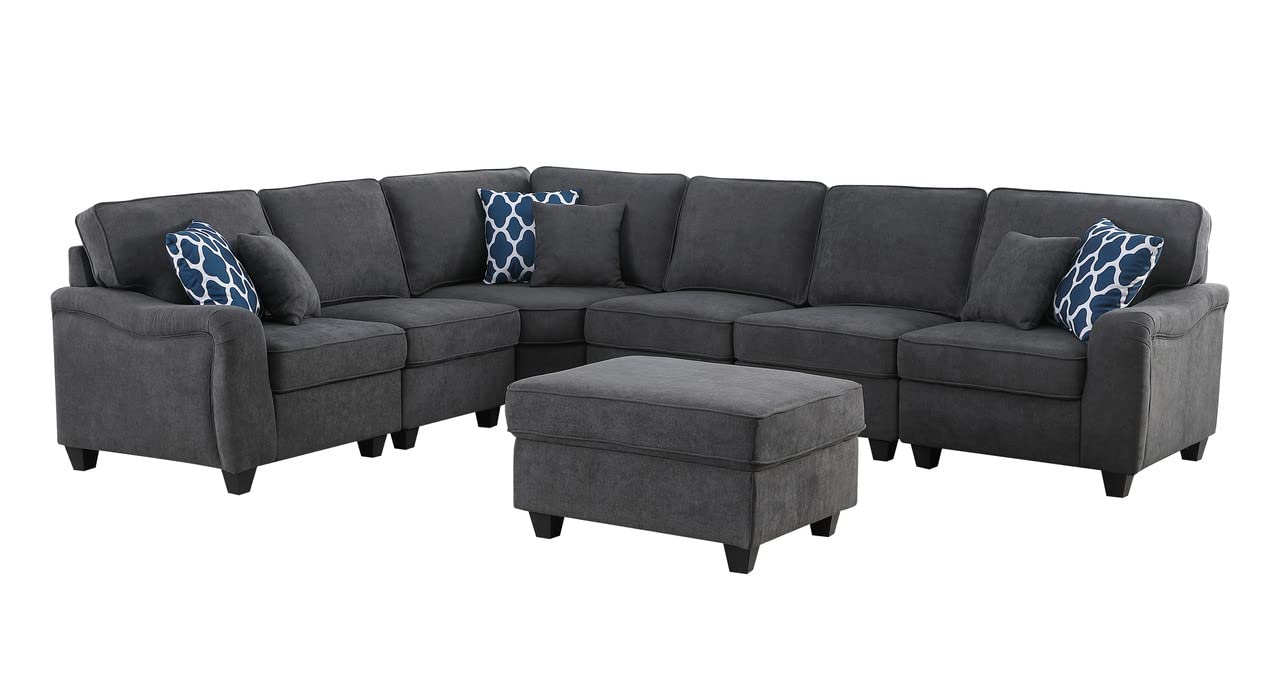Lilola Home Leo Modular Sectional Sofa - Thumbnail 4