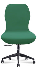Deisy Dee Velvet Stretch Armless Office Chair Covers - Colorful Stretch Slipcover For Desk Chairs (Kelly)