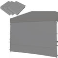 Senmortar Canopy Sunwall, Sidewall For 10Ft X10Ft Pop Up Canopy, Instant Tent Gazebos, 3 Pack Sidewalls Only Grey