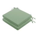 Outdoor Chair Cushions Set Of 2: Waterproof & Fade Resistant Deep Seat Cushion For Patio Furniture - 24 X 24 Inch Chair Pad With