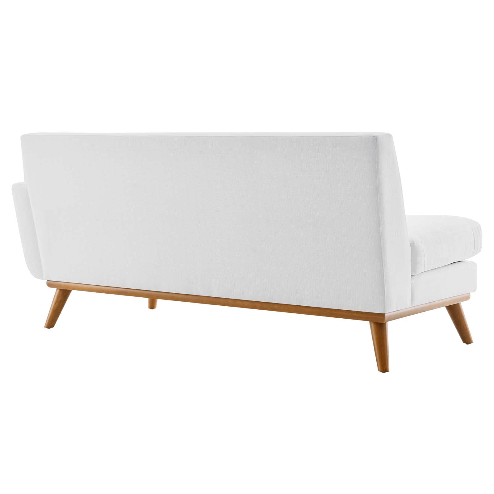 Modway Engage Upholstered Fabric Right-Arm Loveseat, White