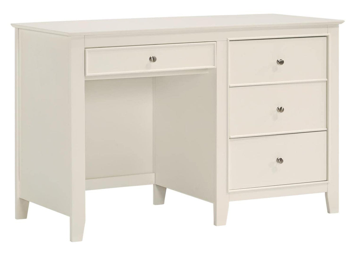 Selena 3-Drawer Computer Desk Storage White