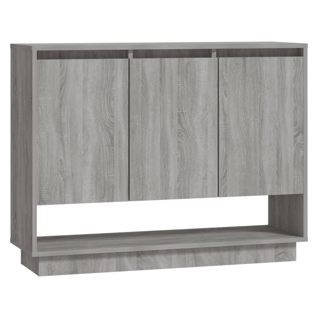 vidaXL Sideboard Gray Sonoma 38.2&quot;x12.2&quot;x29.5&quot; En