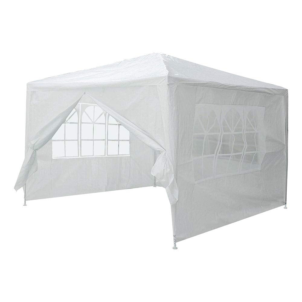 AW 10x10ft Large Spray Shelter Indoor Paint Booth Airbrush Tent Home Workstation for Garage Grass Driveway Lawn, White