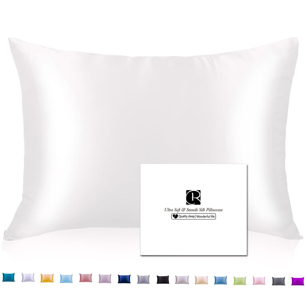 Silk Pillow Case King Size For Hair And Skin With Hidden Zipper, Ravmix Both Sides Mulberry Silk Pillowcase Cooling Pillow Case,