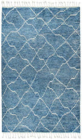 Nile Blue 8'9" X 11'9" Hand-Knotted Rug