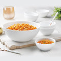 Larah by BOROSIL Plainware Orbit Series Opalware 7 Pcs Pudding Set | Microwave & Dishwasher Safe | BoneAsh Free | Crockery Set