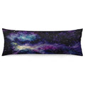 Galaxy Body Pillow Cover Outer Space Nebula Universe Star Night Starry Sky Long Pillow Case With Zipper Decorative Soft Bedding