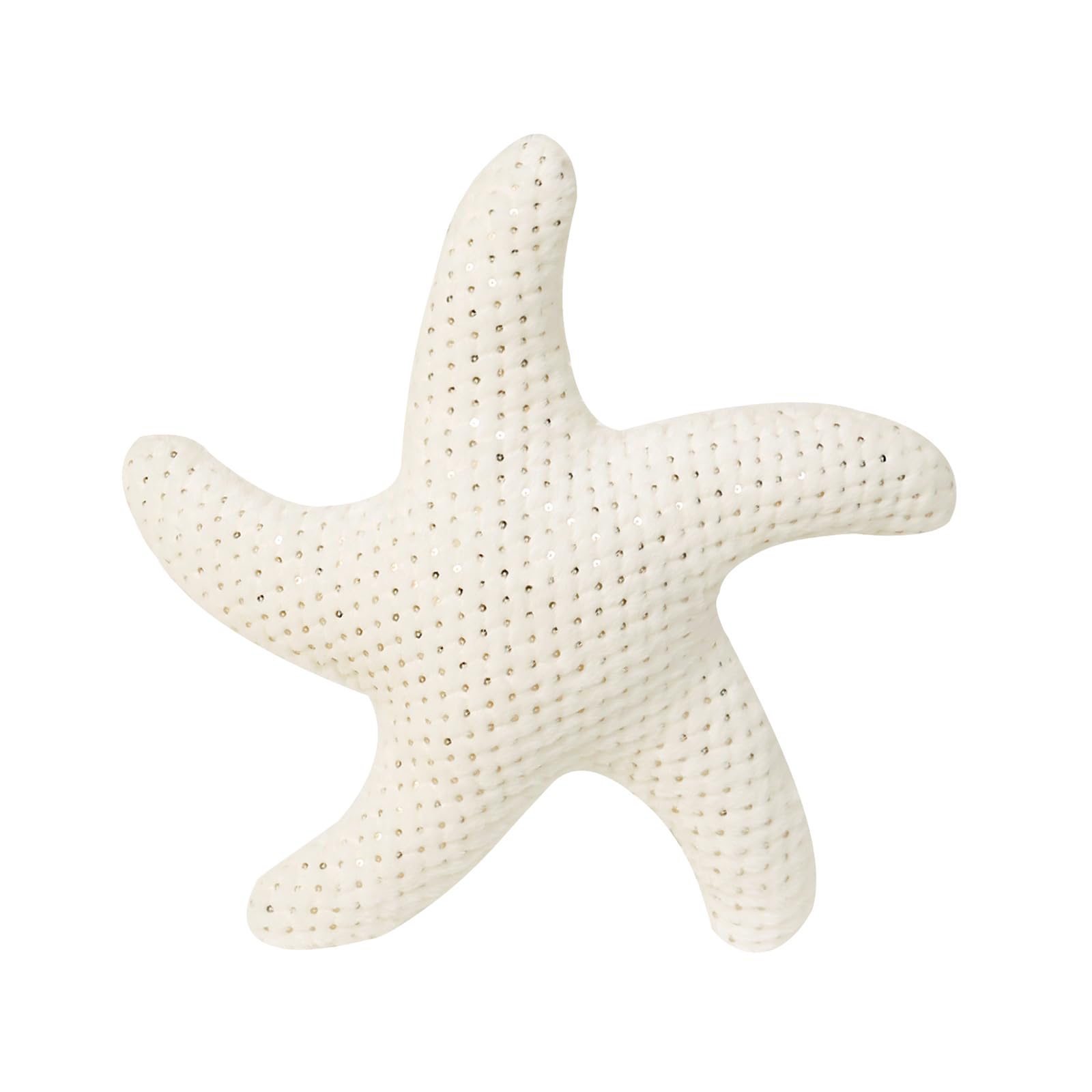 Marble Empire White Starfish Pillow Beach Themed Shaped Throw Pillows Ocean Animal Plush Coastal Decorative Bed Decor For Couch