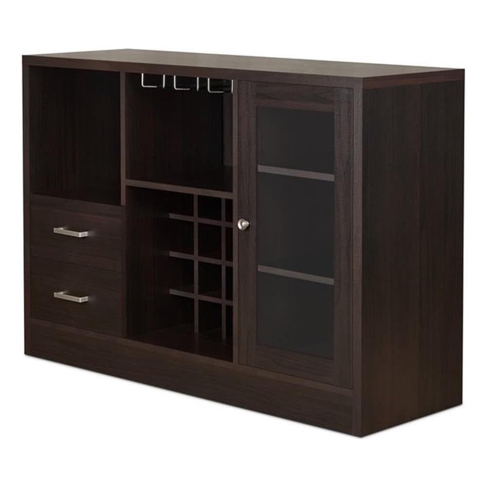 Acme Joice Wooden 2-Drawer Server with Shelf in Espresso