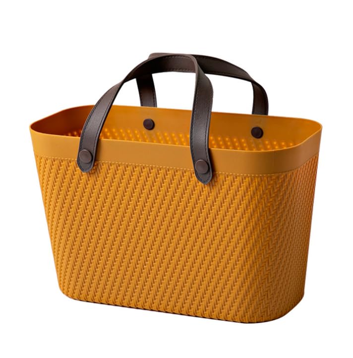 Homies Shopping Storage Basket Bin With Handle, Portable Shower Caddy Storage Organizer For Shampoo, Conditioner, Lotion, Bathro