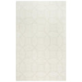Peace 7'9" X 9'9" Geometric Ivory/White/Cream Hand-Tufted Area Rug