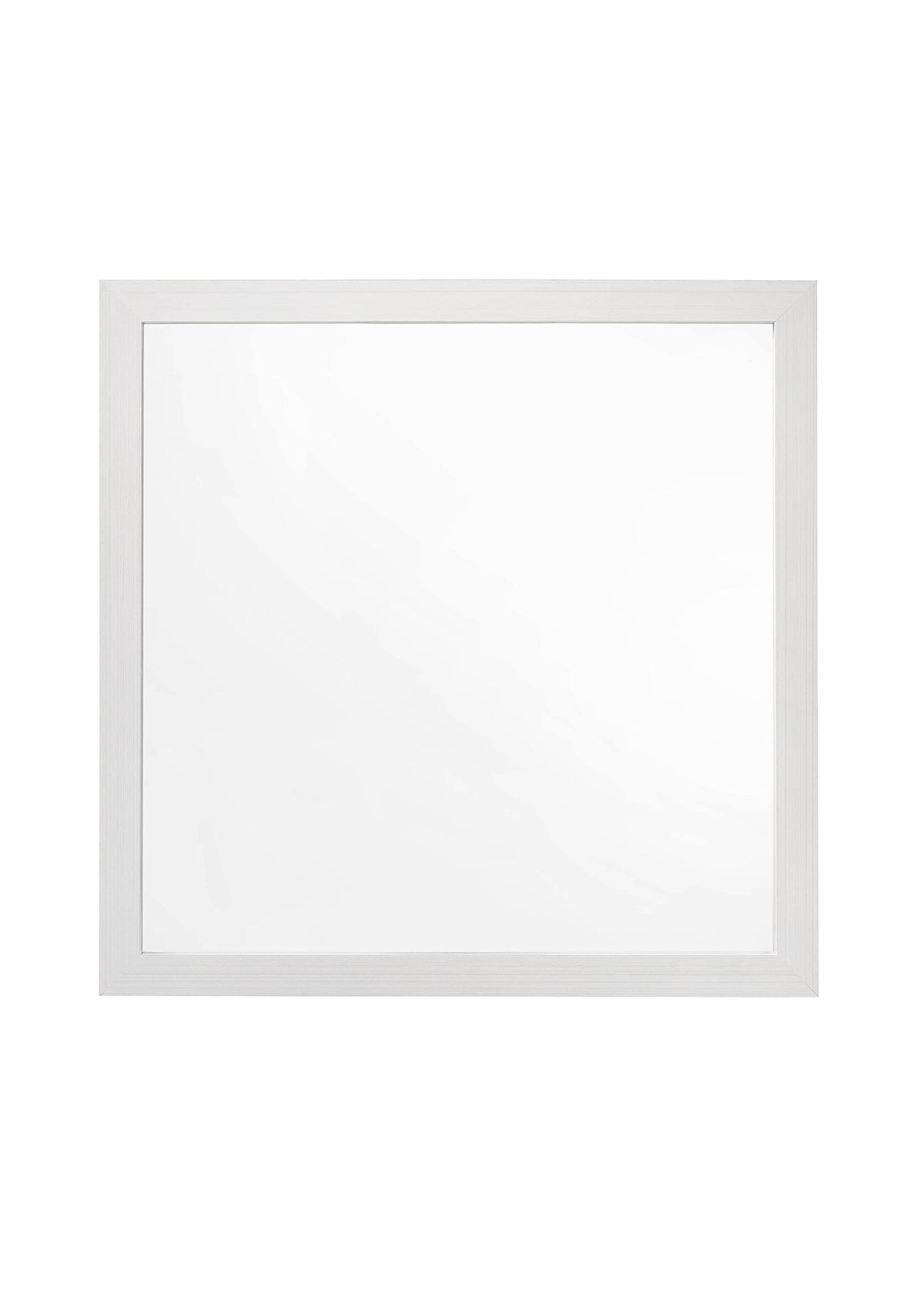 Acme Casilda Square Wooden Mirror In White