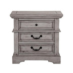 American Woodcrafters Stonebrook Nightstand, 1, Antique Grey