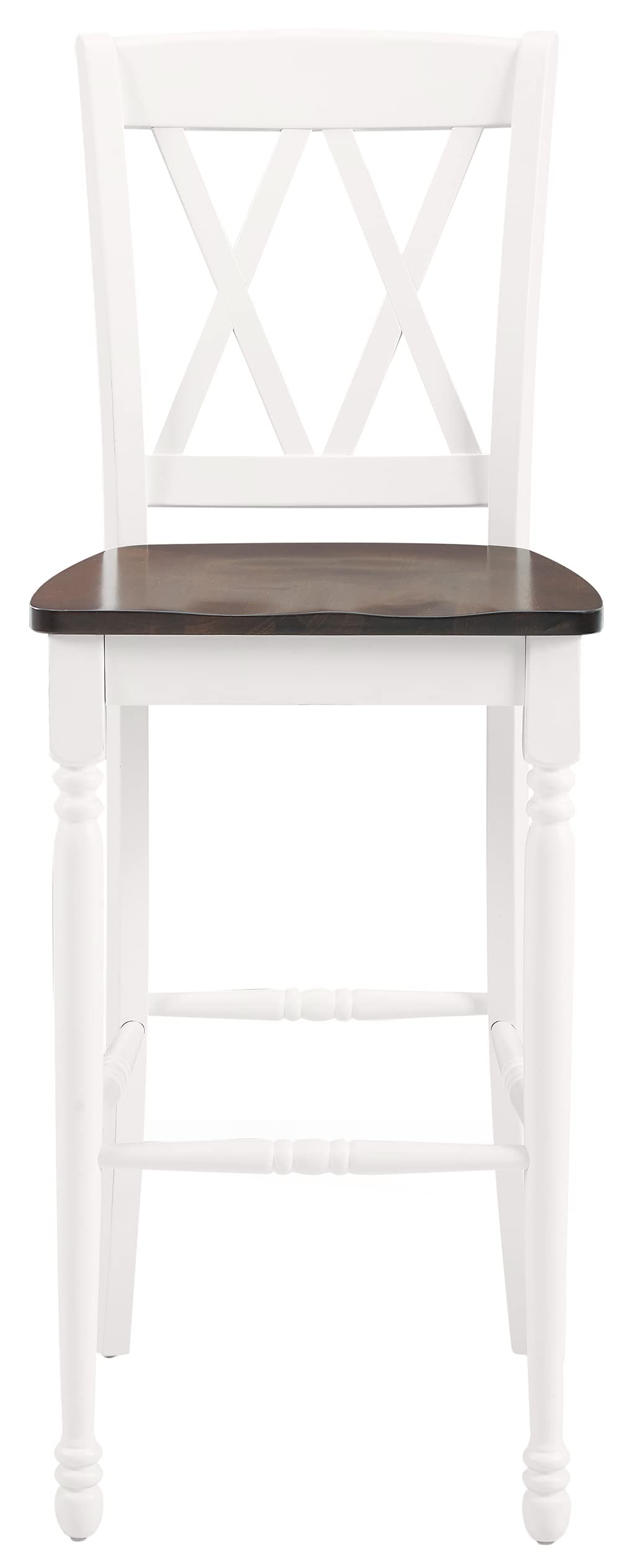 Crosley Furniture Shelby Wood X Back Bar Stools Set of 2