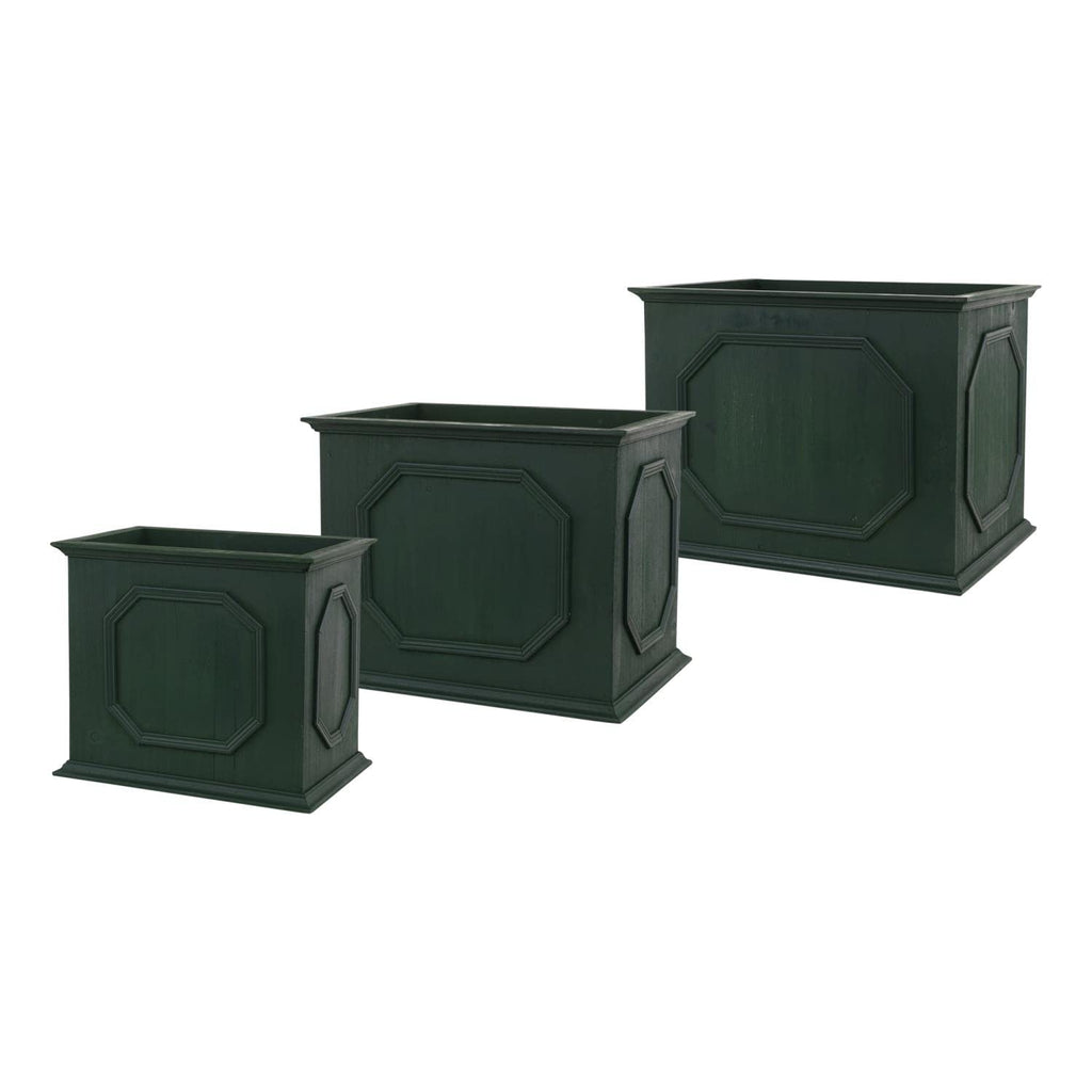 Wooden Planter (Set Of 3)