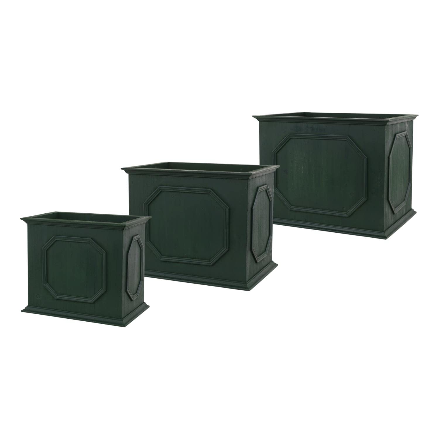 Wooden Planter (Set Of 3)