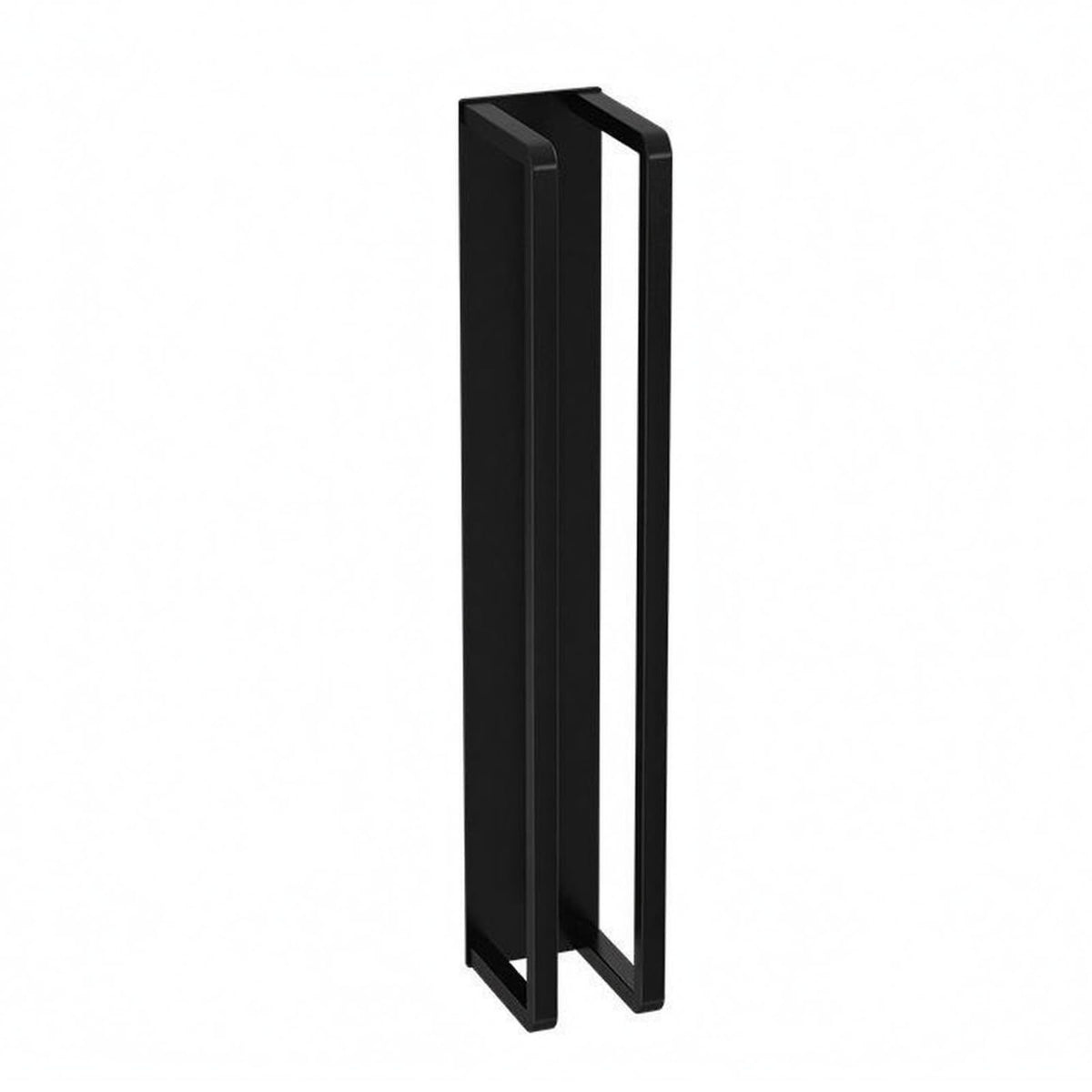 ATORSE RoundedRim WallMounted Towel Rack Ventilated Wall Mounted Towel Rack Unobstructed Design Black, 50CM