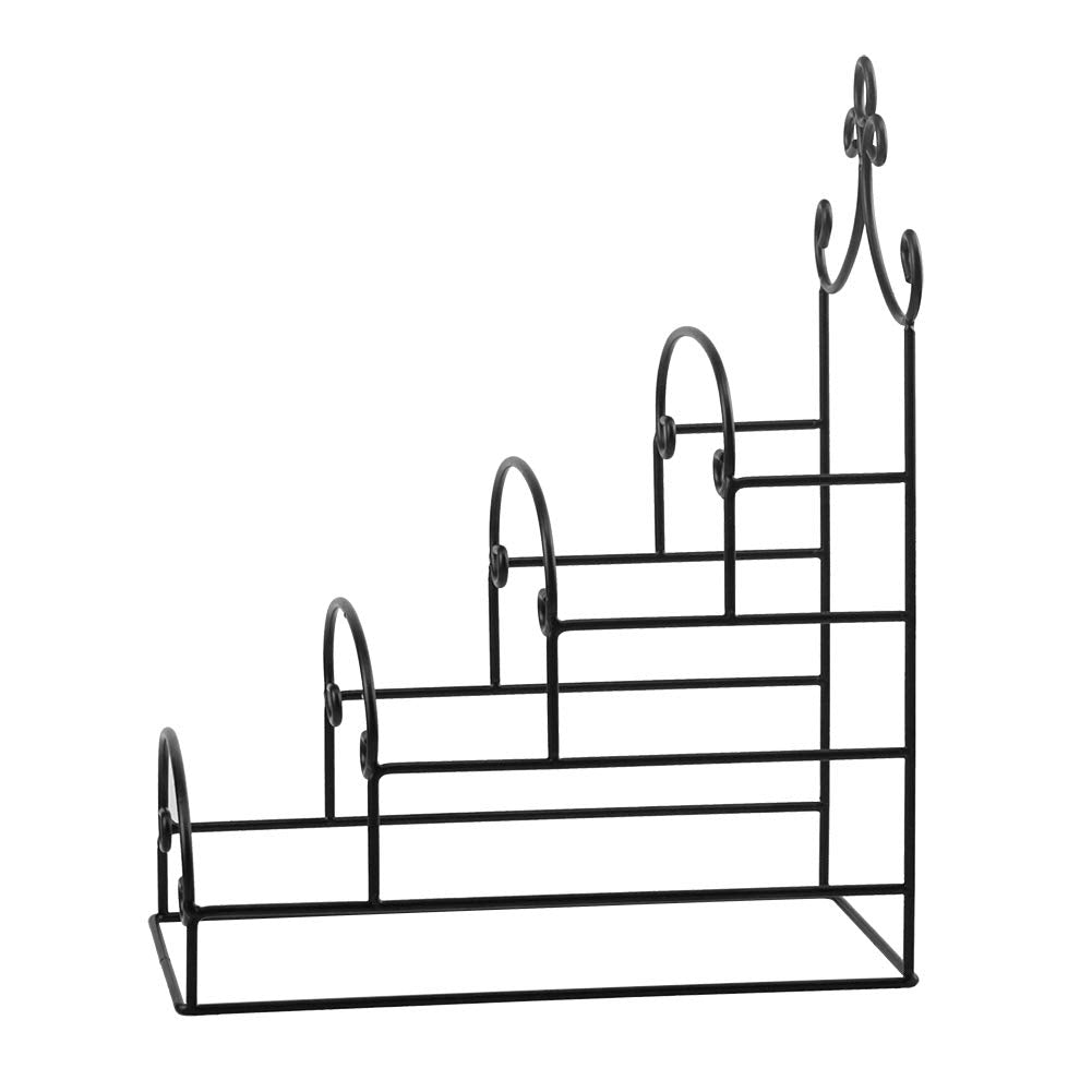 Artliving 4-Tier Metal Scrollwork Dish Rack Plate Rack Display Stand Holder Cabinet Organizer Set Of 2