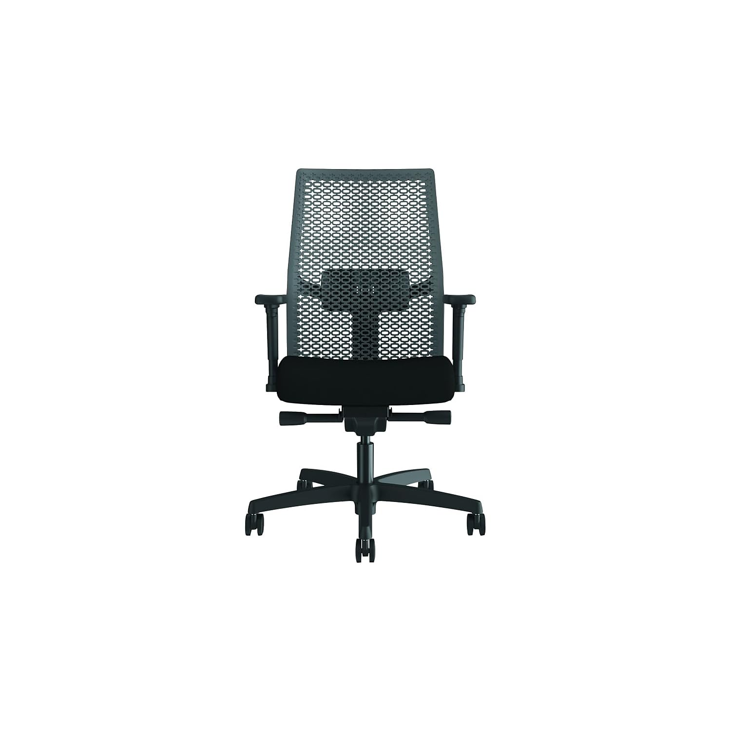 Hon Ignition 2.0 Mesh Back Vinyl Task Chair, Black (Honi2Mrl2Au10Tk)