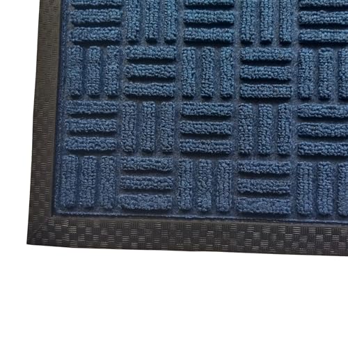 Floortex® Doortex® Ribmat Entrance Mat, Blue - 36&quot; X 60&quot;