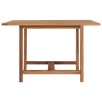 vidaXL Solid Teak Wood Patio Dining Table - Classic Square Design with Water-Based Finish, Suitable for Indoor/Outdoor Use, Strong and Weather Resistant, 43.3"x43.3"x29.5"