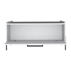 Depot EShop Juneau Coffee Table 1 Shelf 4 Legs White