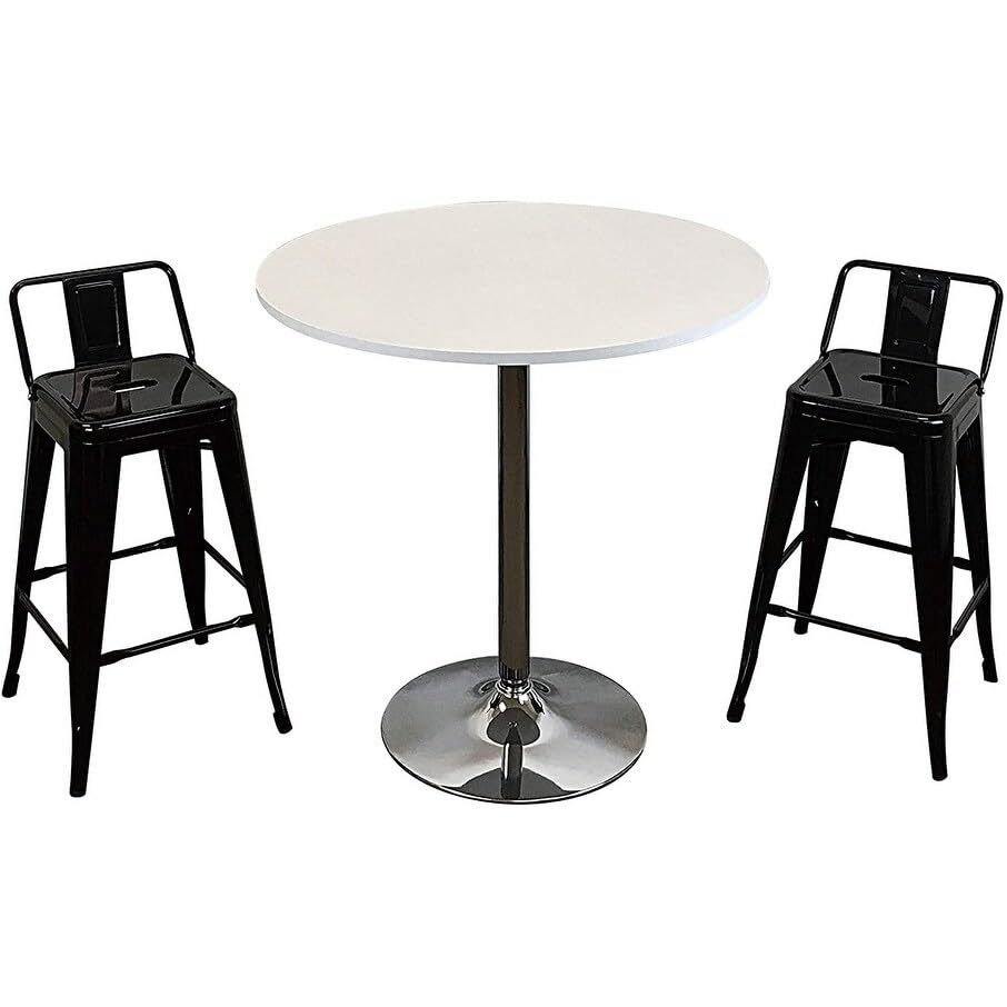 Neos Modern Furniture T7430-WH-N Bar Table, White