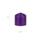 Mega Candles 12 Pcs Unscented Purple Votive Candle, Hand Poured Wax Candles 10 Hours 1.38 Inch X 1.5 Inch, Home D  Cor, Wedding