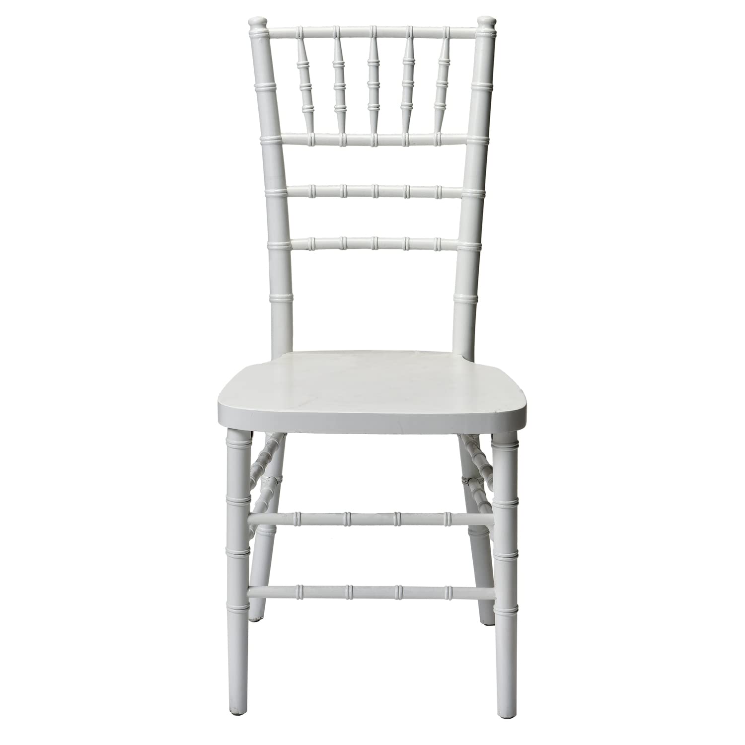 Commercial Seating Products European White Wood Dining Chairs, 2-Pack