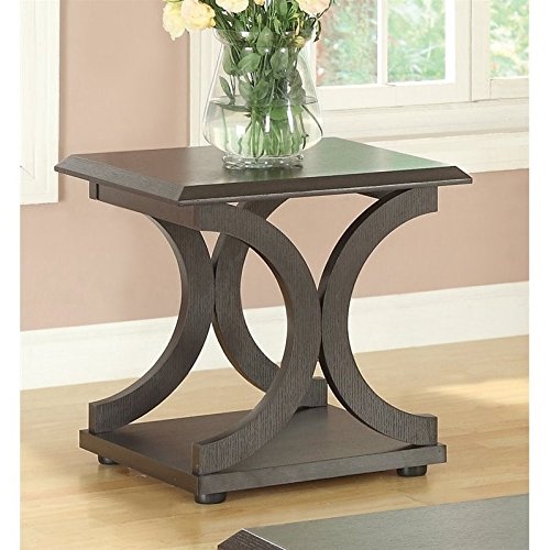 Coaster Furniture End Table Cappuccino Brown 703147
